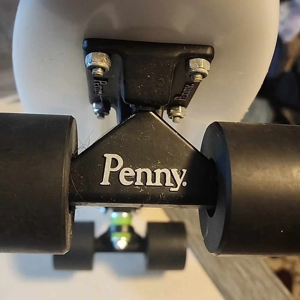 Penny Board White Skateboard Deck. - Picture 5 of 6